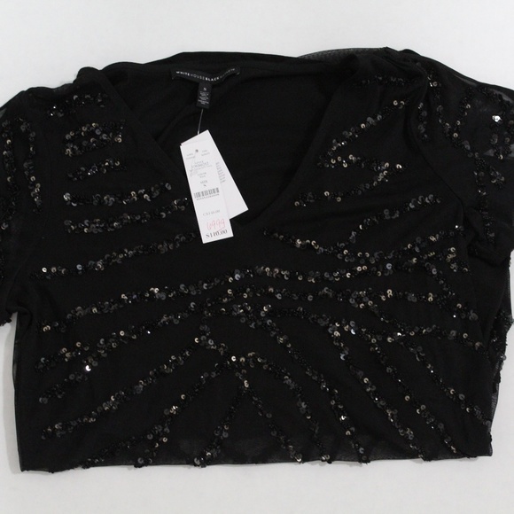 White House Black Market Embellished Tunic - Picture 5 of 8